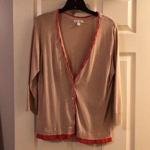 New York & Co. Cardigan w/ Satin Trim